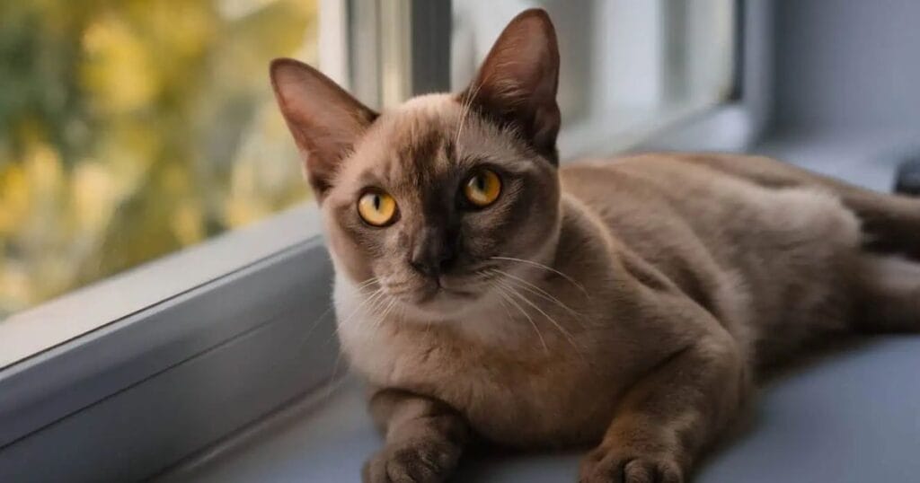 7. Burmese Cat – Social and Clever
