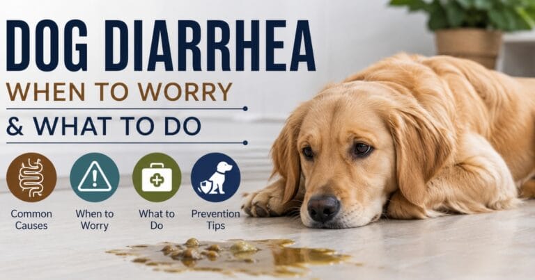 Dog Diarrhea When to worry & what to do