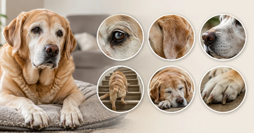 Physical changes you may notice as your dog ages