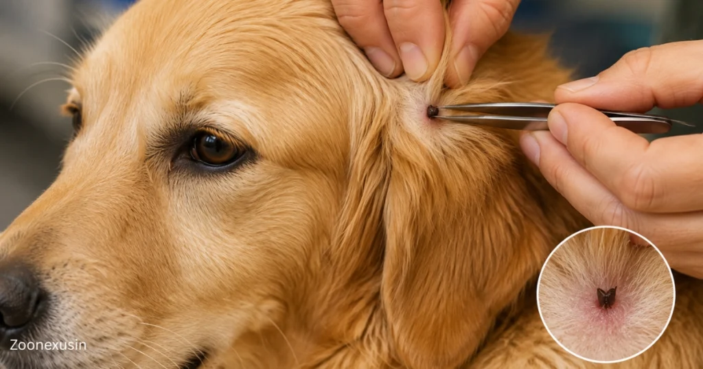 What to Do If a Tick Head Stays in Your Dog