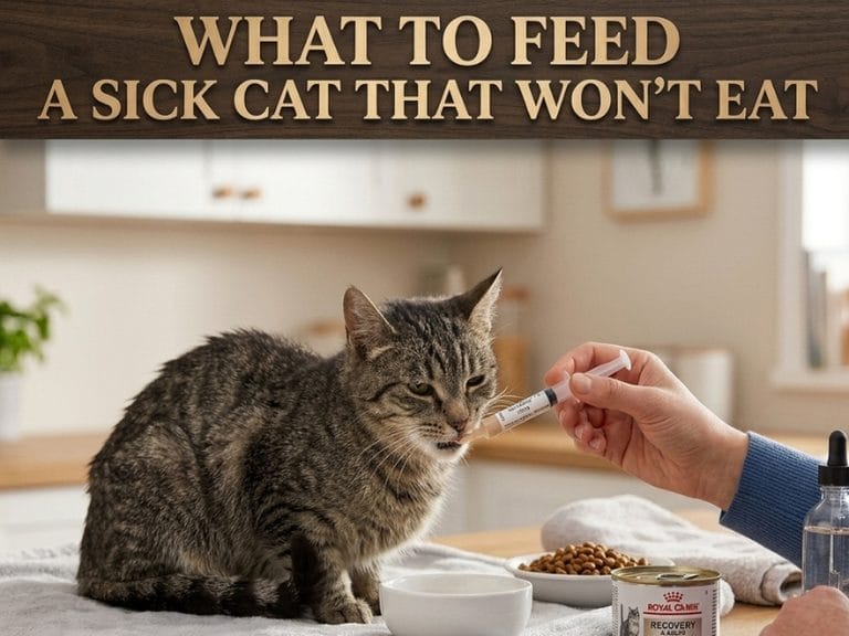 What to feed a Sick Cat that Won't Eat