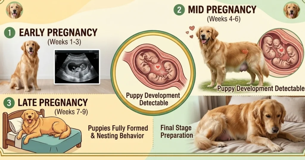 The Three Stages of Dog Pregnancy